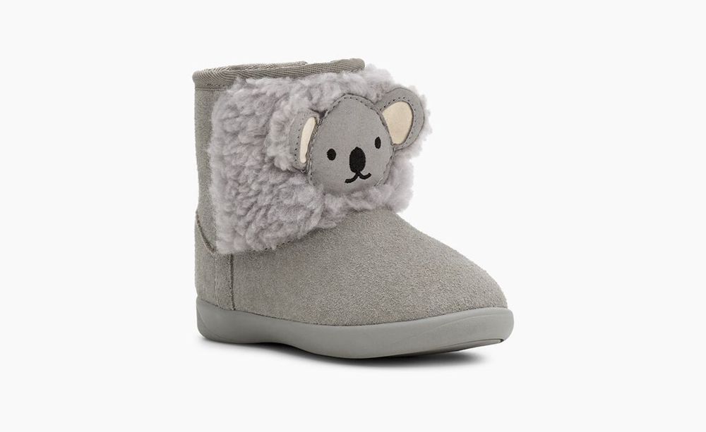 Ugg Koala Stuffie - Kids Boots - Grey - NZ (2487VDTUP)